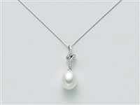 Pendente Miluna Donna Parure Perle in Oro bianco Perla PCL4928